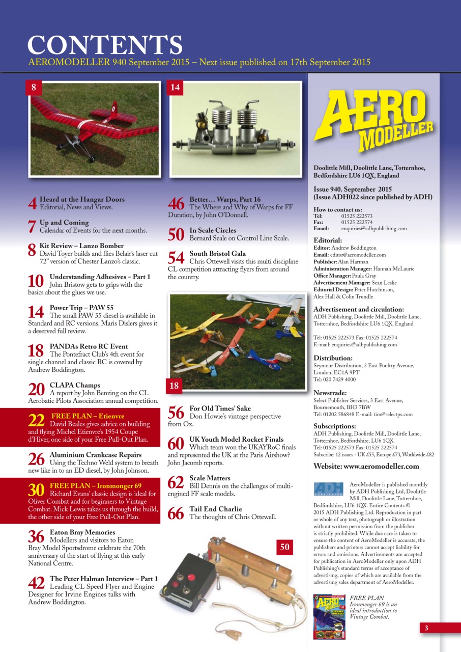 AeroModeller Preview Pages
