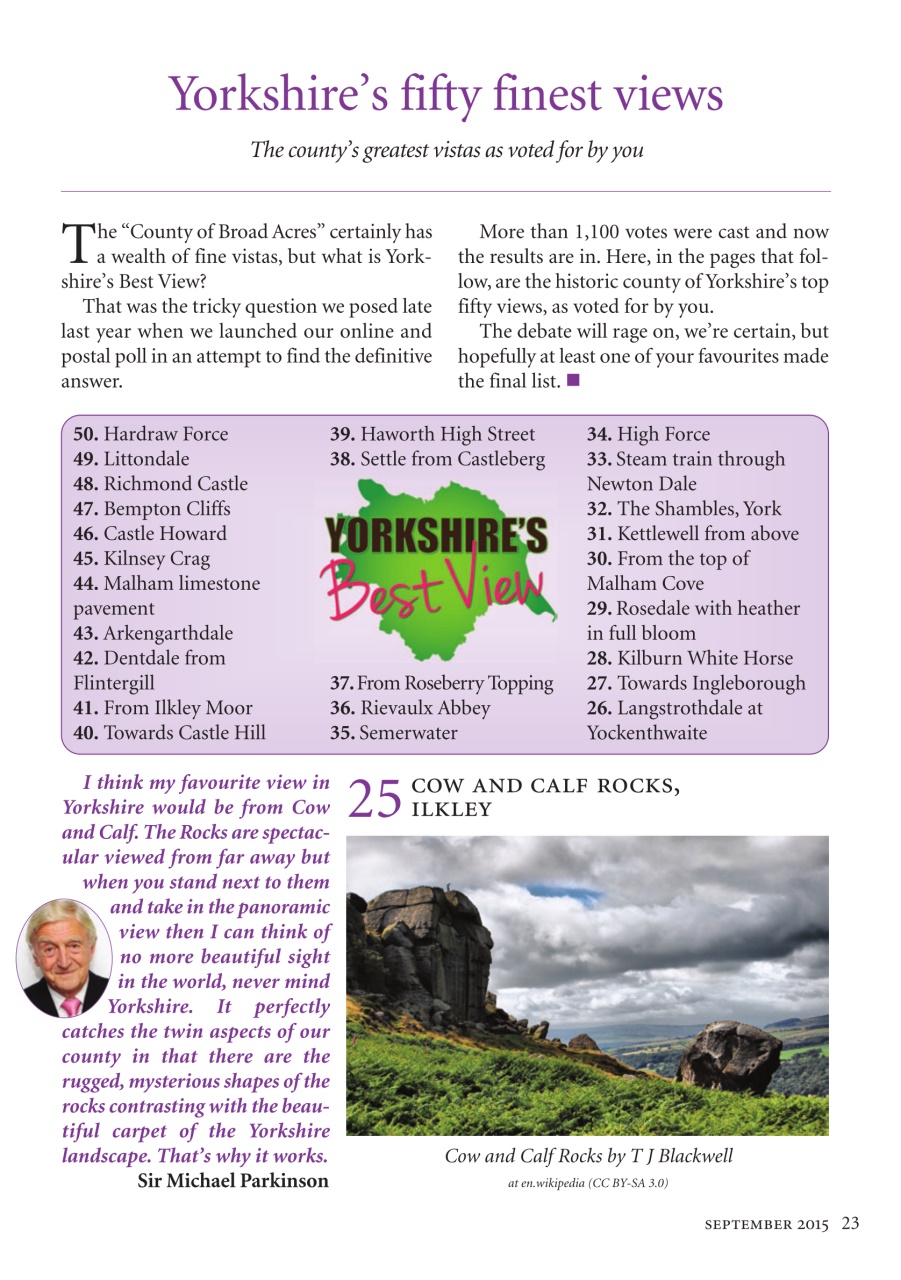 The Yorkshire Dalesman Preview Pages