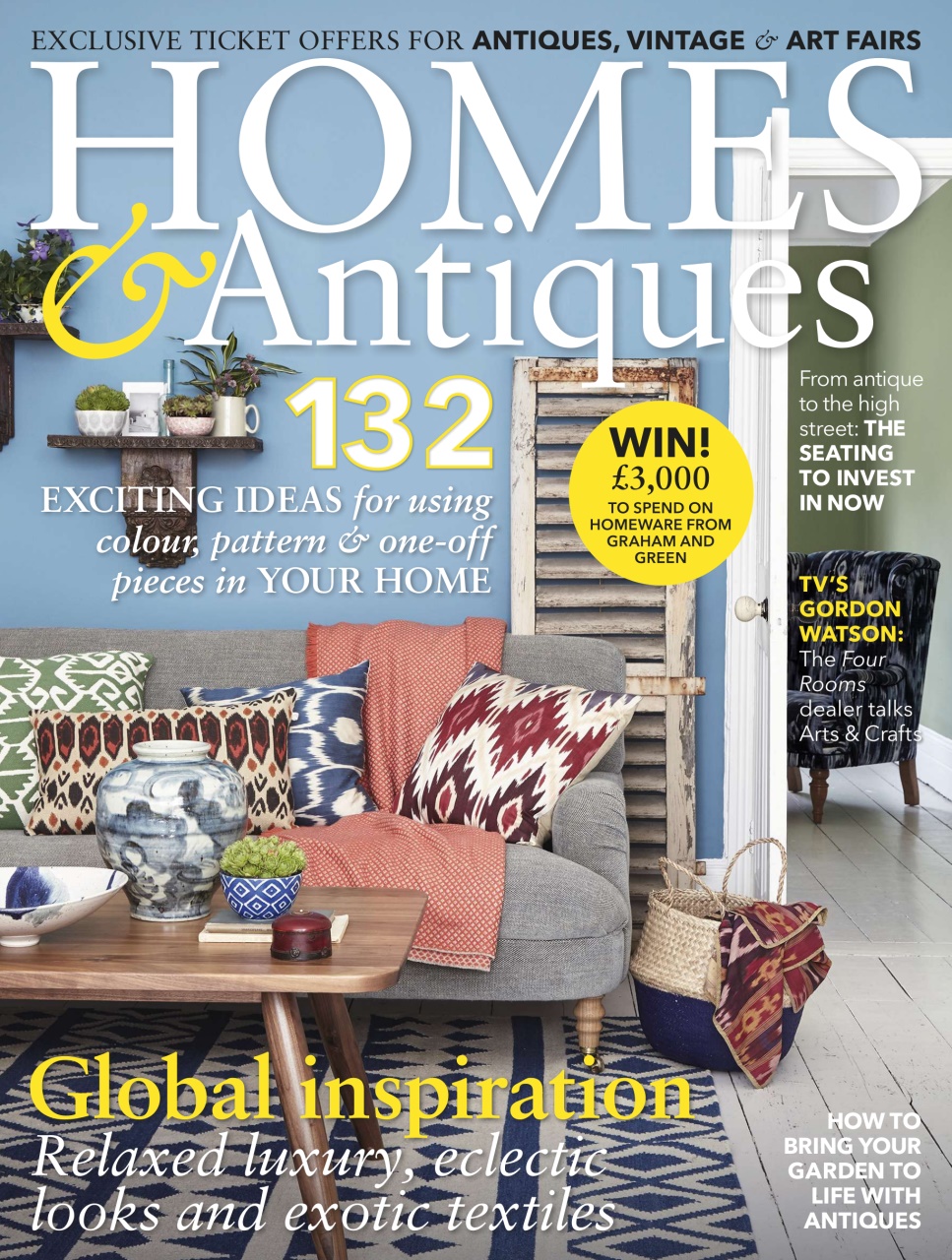 Homes & Antiques Magazine Preview Pages