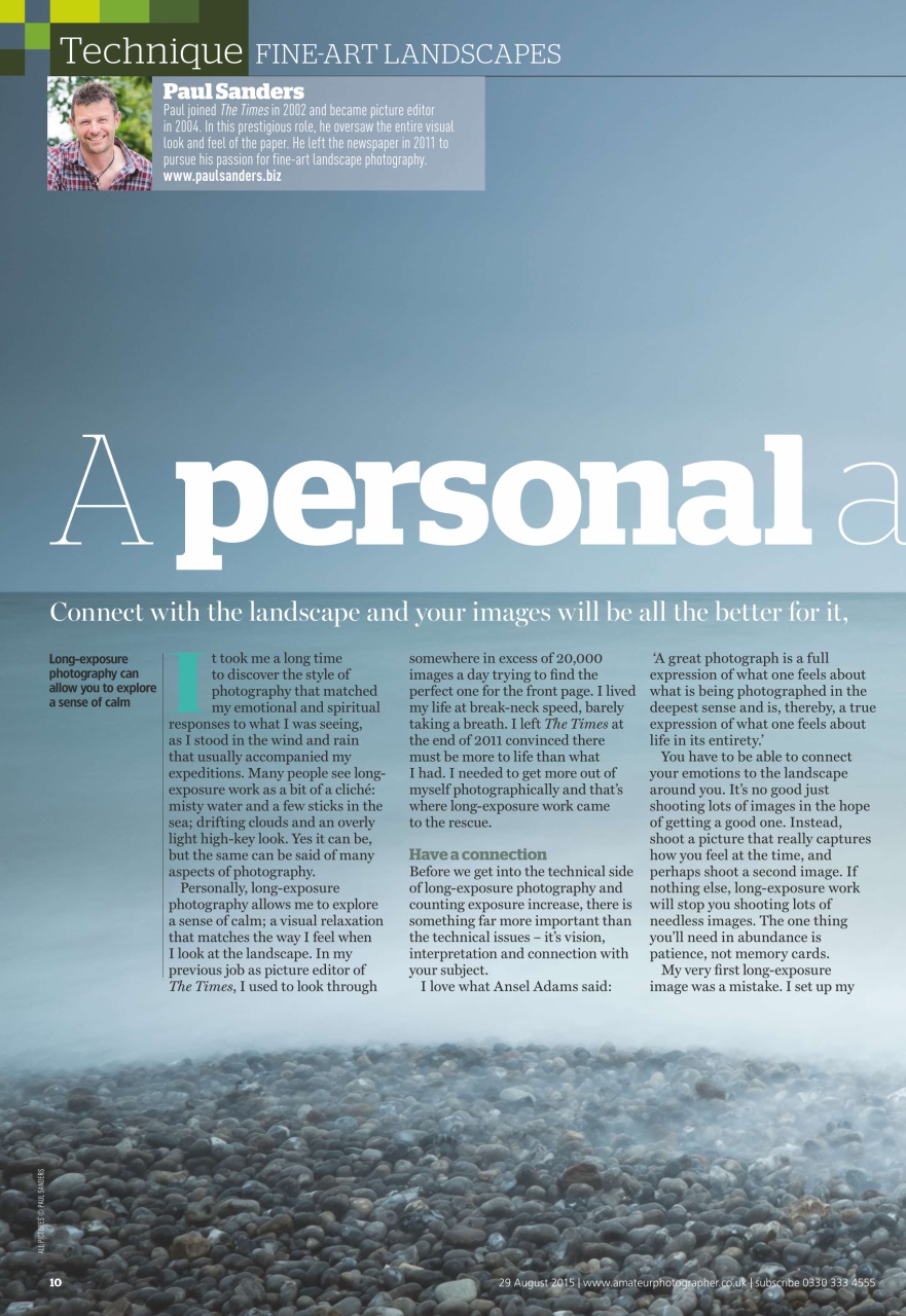Amateur Photographer Preview Pages