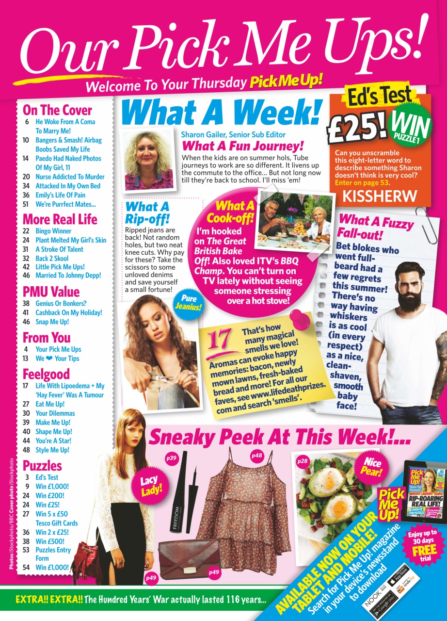 Pick Me Up Preview Pages