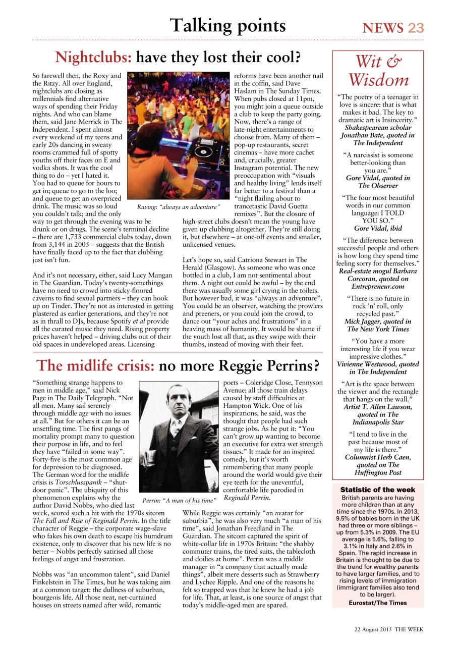 The Week Preview Pages