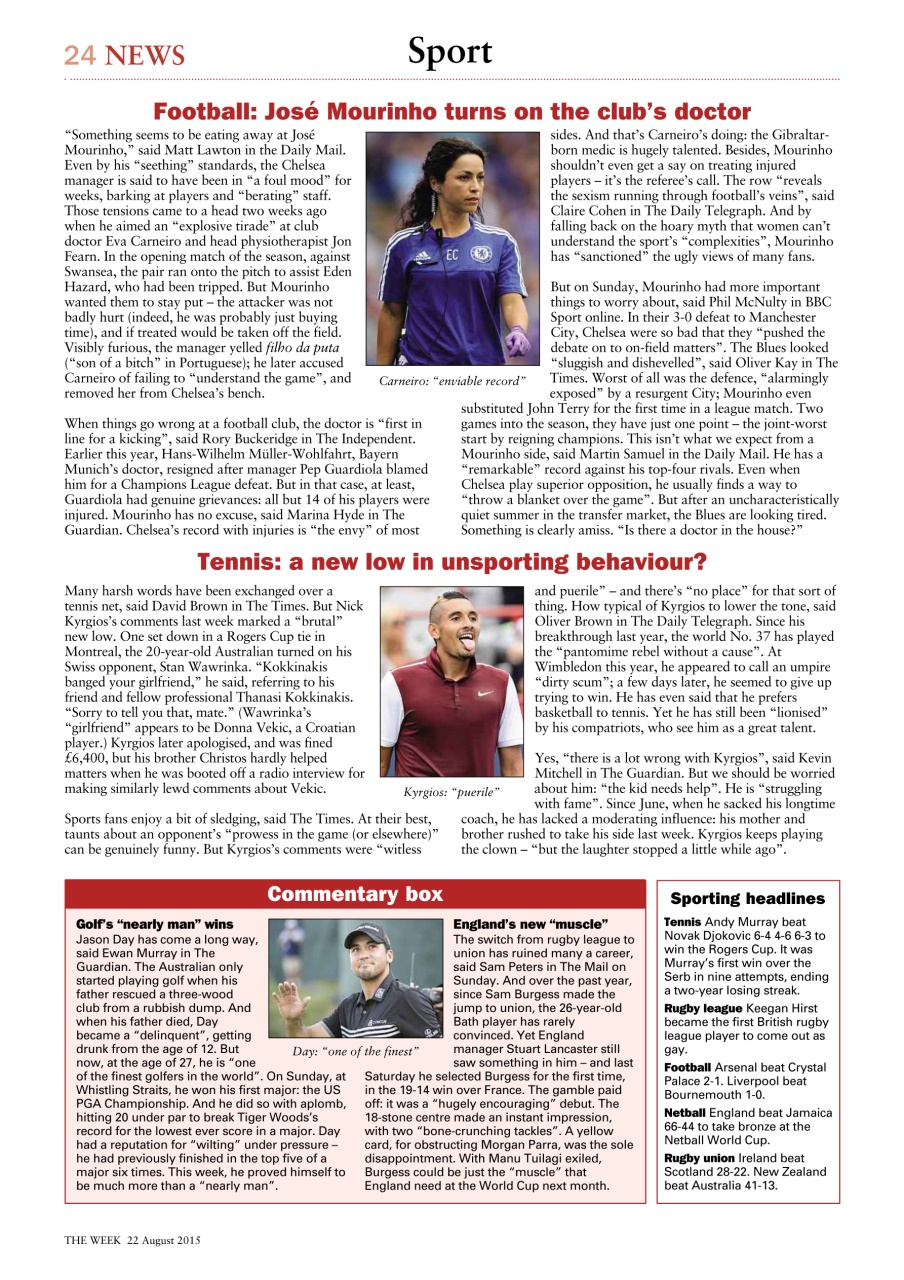 The Week Preview Pages