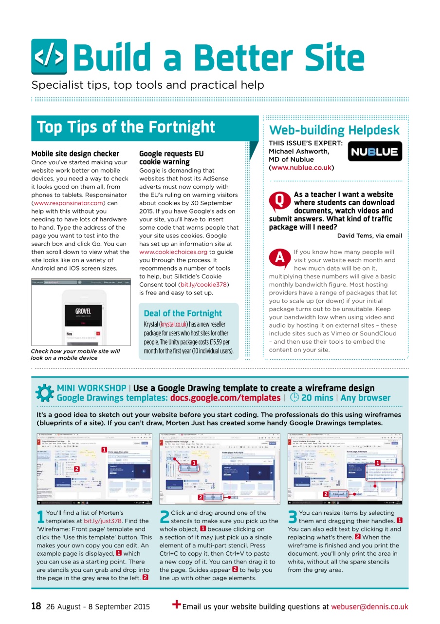Webuser Preview Pages