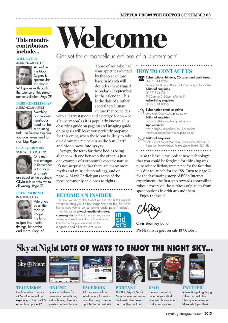 BBC Sky at Night Magazine Preview Pages