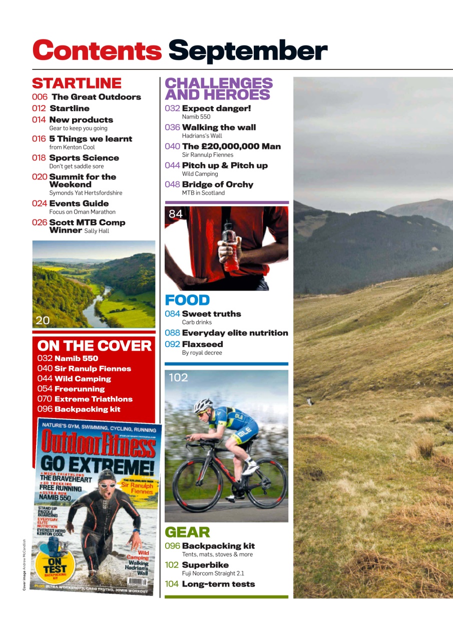 Outdoor Fitness & Adventure Preview Pages