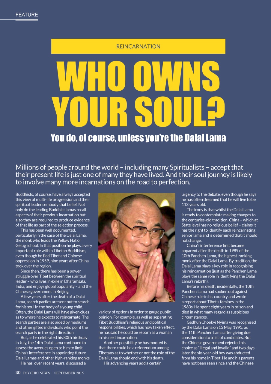 Psychic News Preview Pages