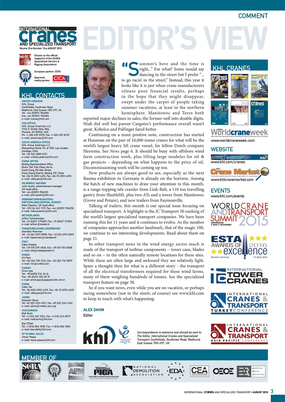 Int. Cranes and Specialized Transp Preview Pages