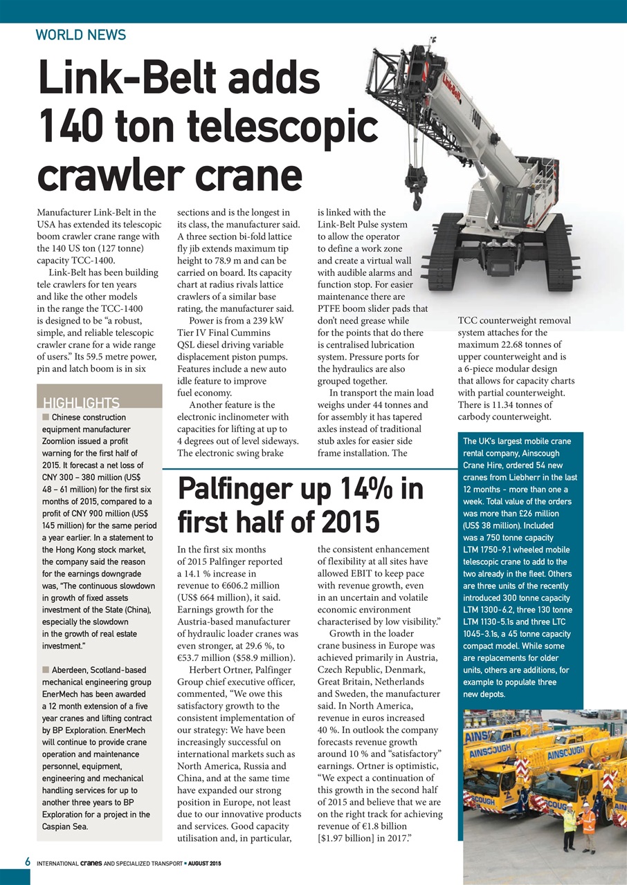 Int. Cranes and Specialized Transp Preview Pages