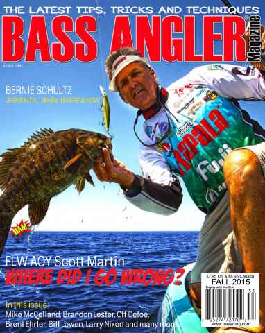 BASS ANGLER MAGAZINE issue Fall 2015