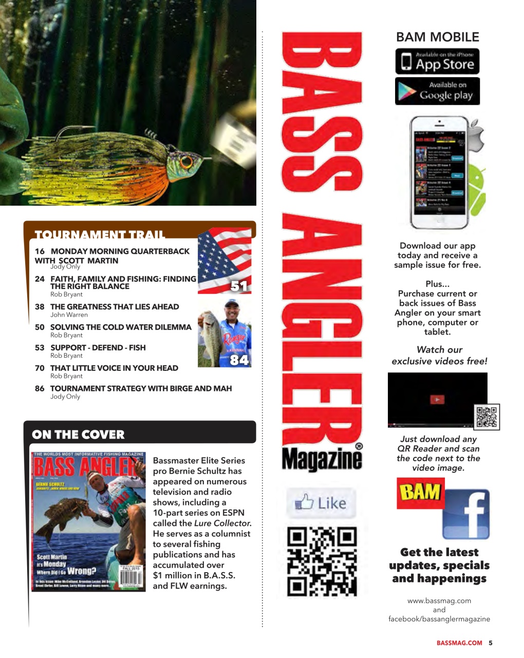 BASS ANGLER MAGAZINE Preview Pages