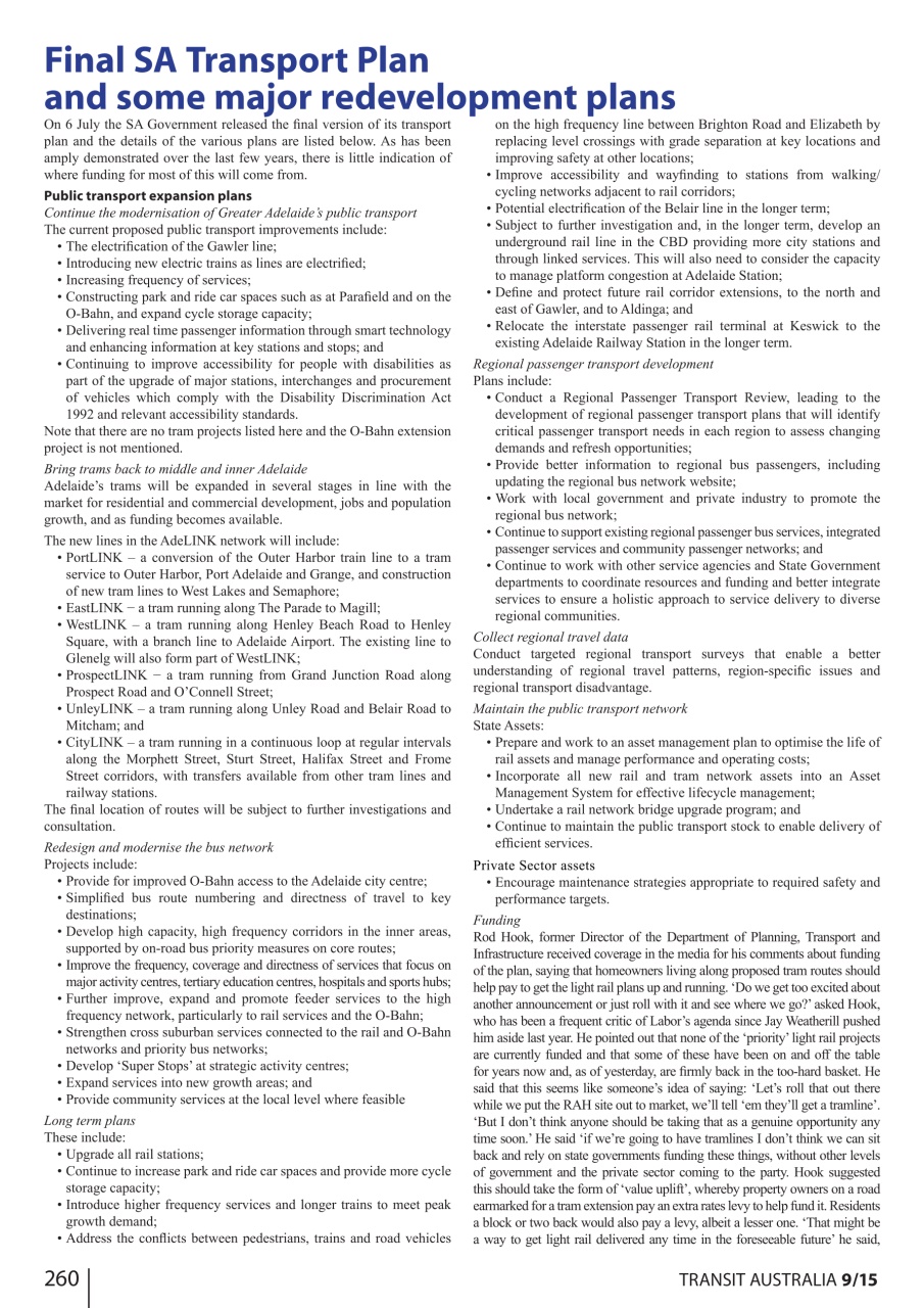 Transit Australia Preview Pages