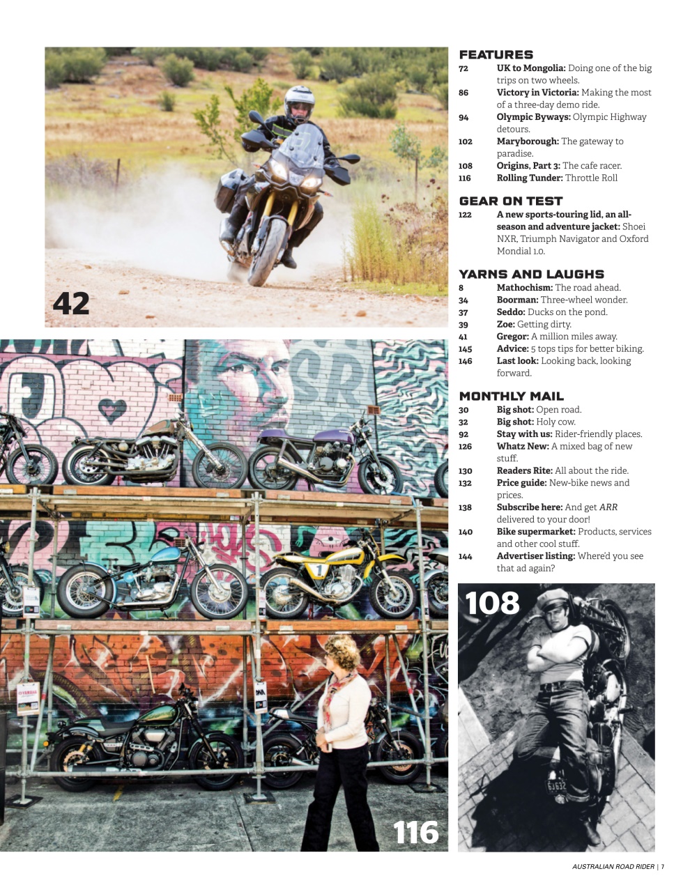 Australian Road Rider Preview Pages