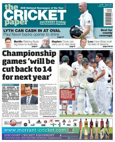 The Cricket Paper issue 21st August 2015