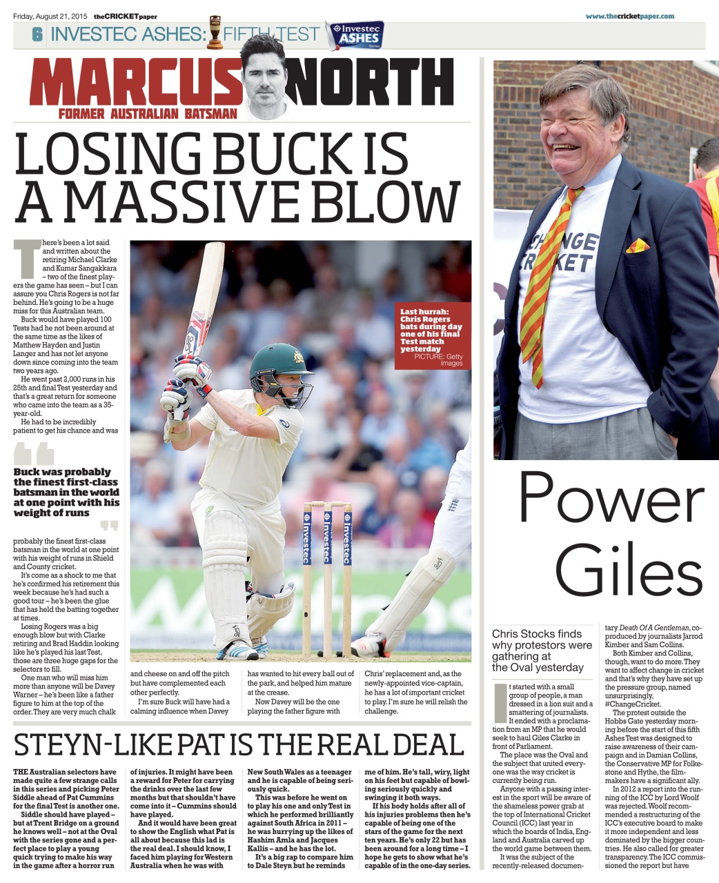 The Cricket Paper Preview Pages