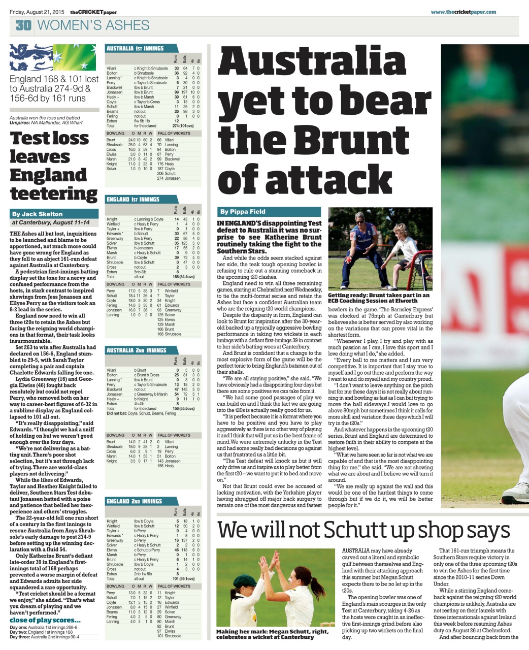 The Cricket Paper Preview Pages