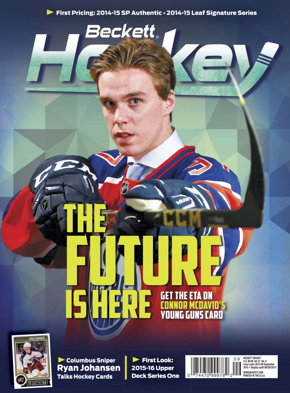 Beckett Hockey Magazine Preview Pages