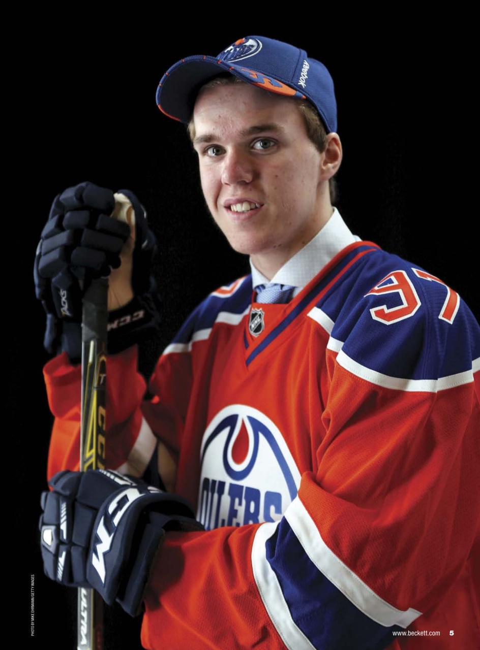 Beckett Hockey Magazine Preview Pages