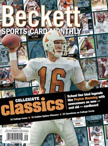 Sports Card Monthly Magazine issue September 2015