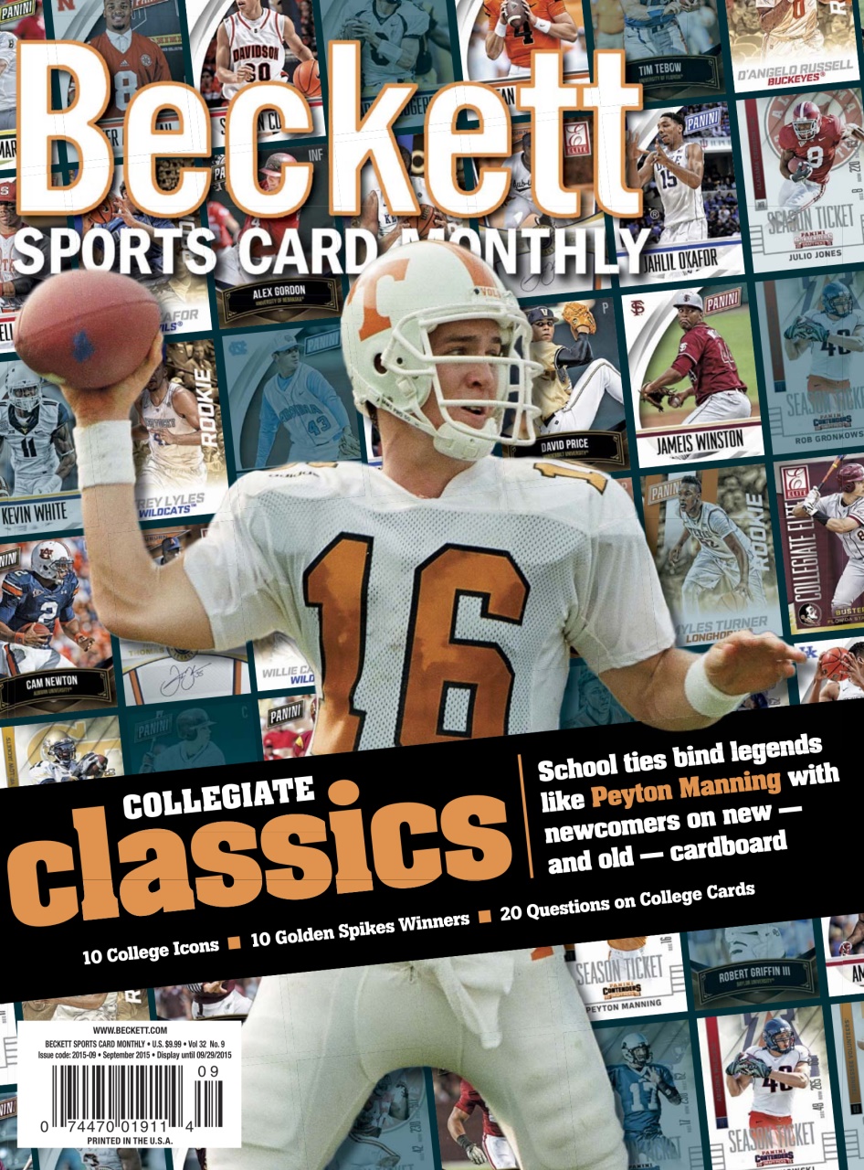 Sports Card Monthly Magazine Preview Pages