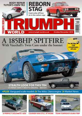 Triumph World issue No. 156 A 185BHP Spitfire
