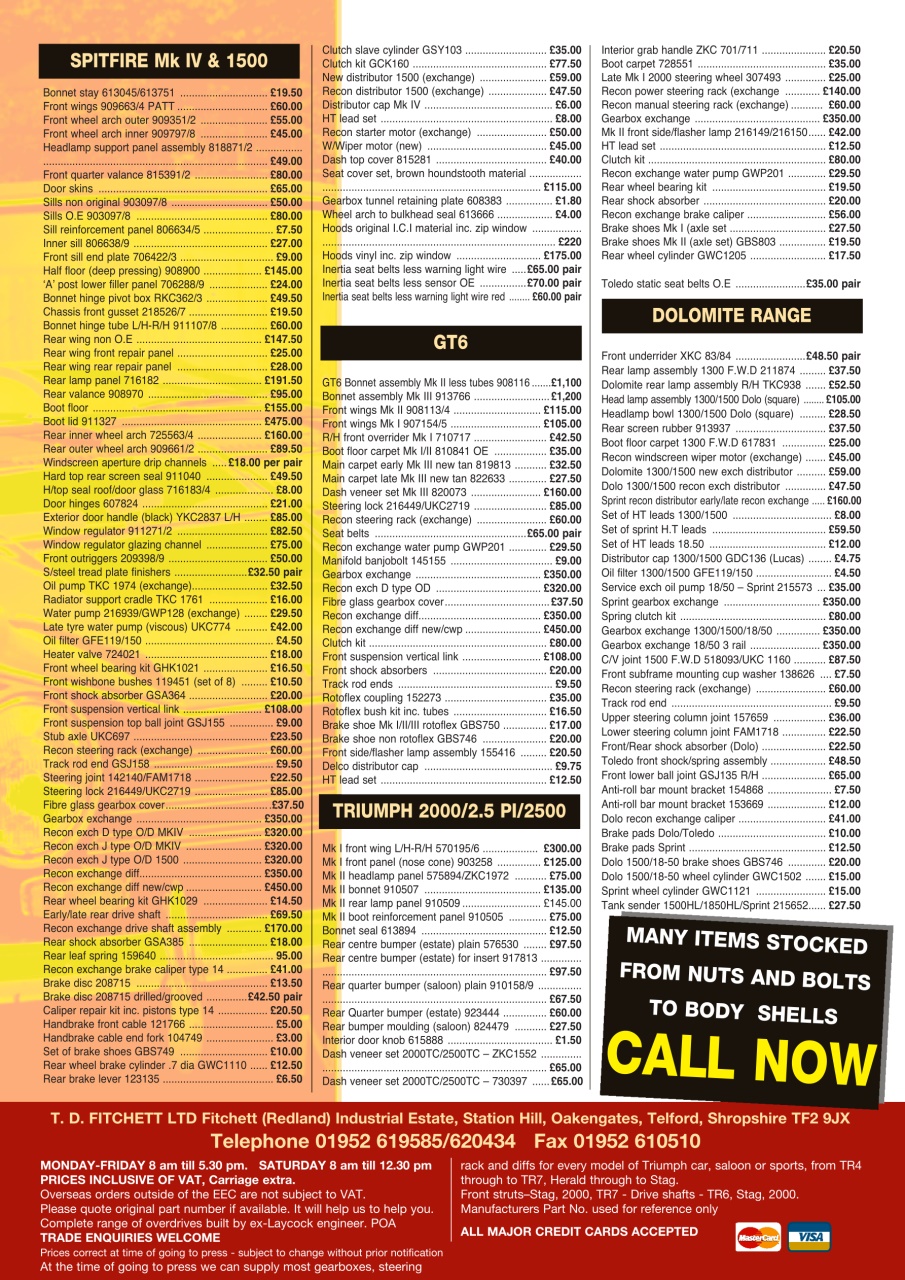 Triumph World Preview Pages