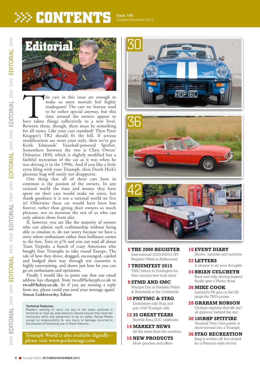 Triumph World Preview Pages