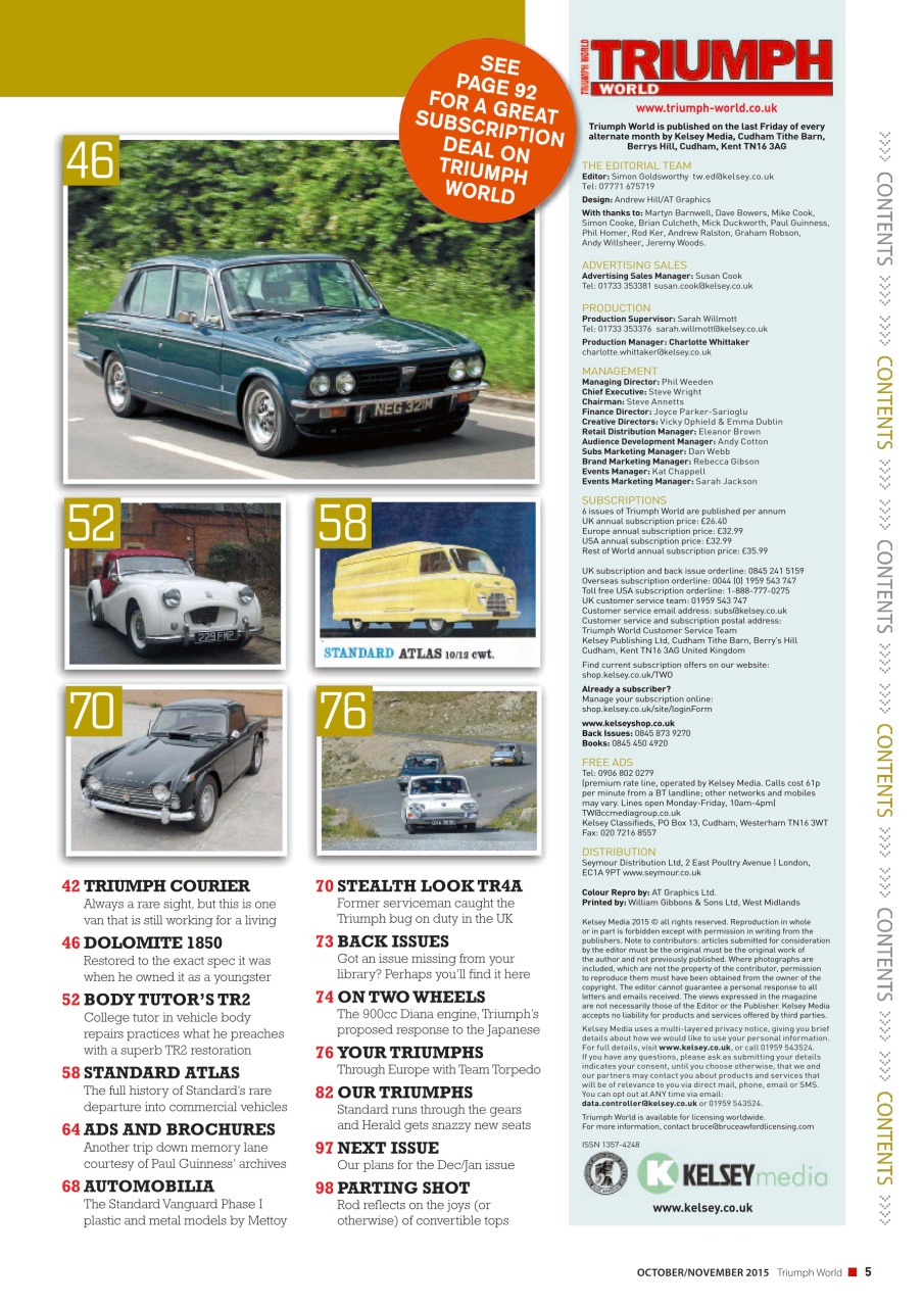 Triumph World Preview Pages