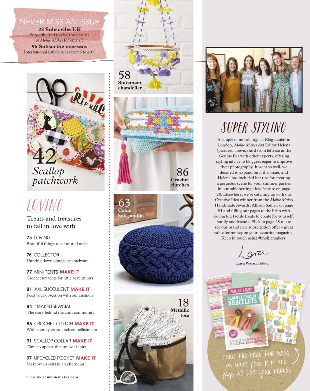 Mollie magazine Preview Pages