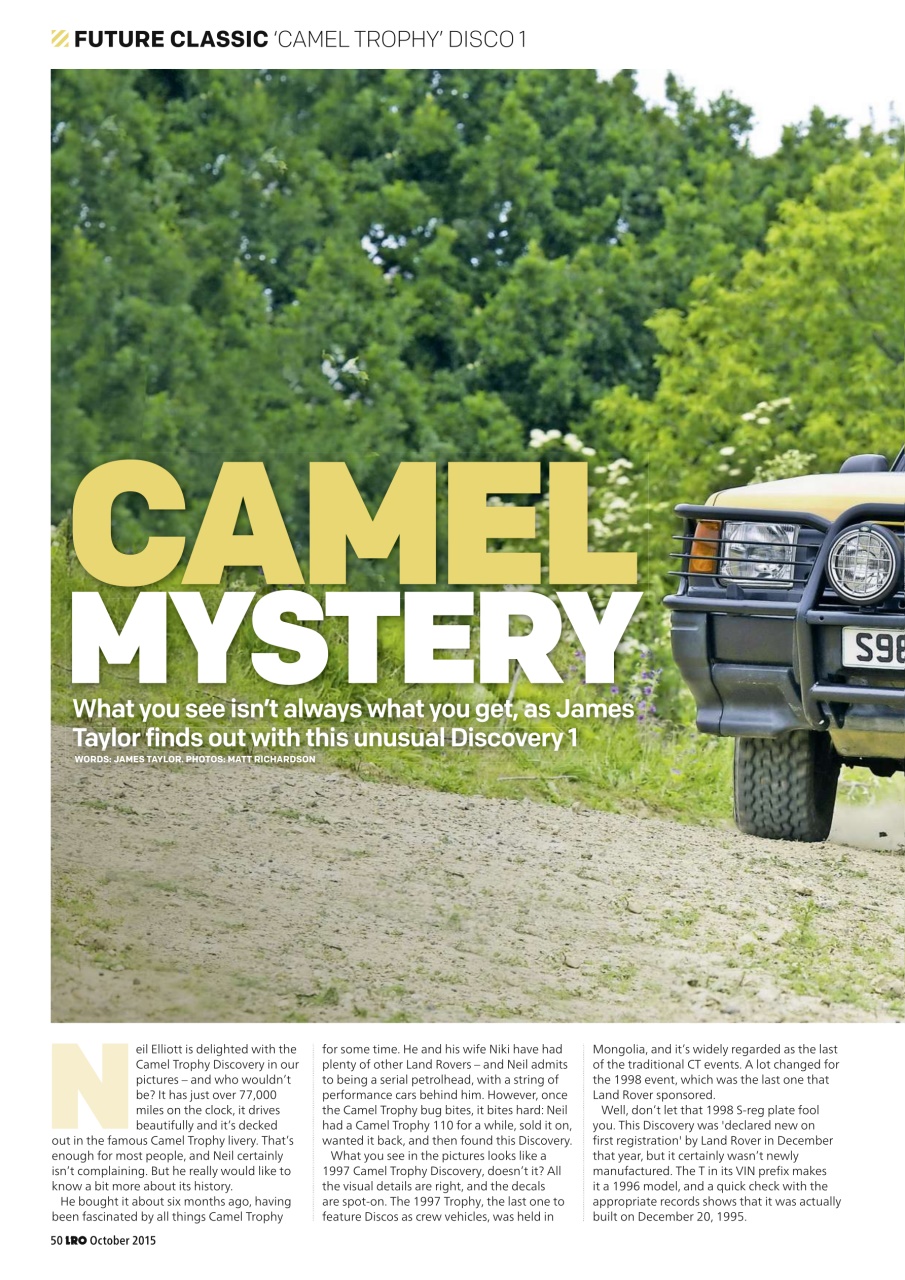 Land Rover Owner Preview Pages