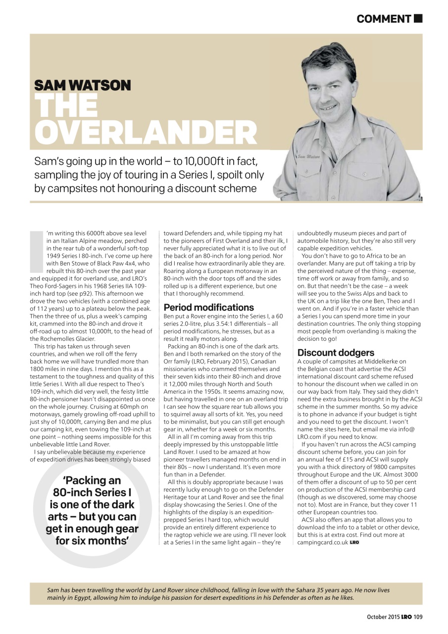 Land Rover Owner Preview Pages