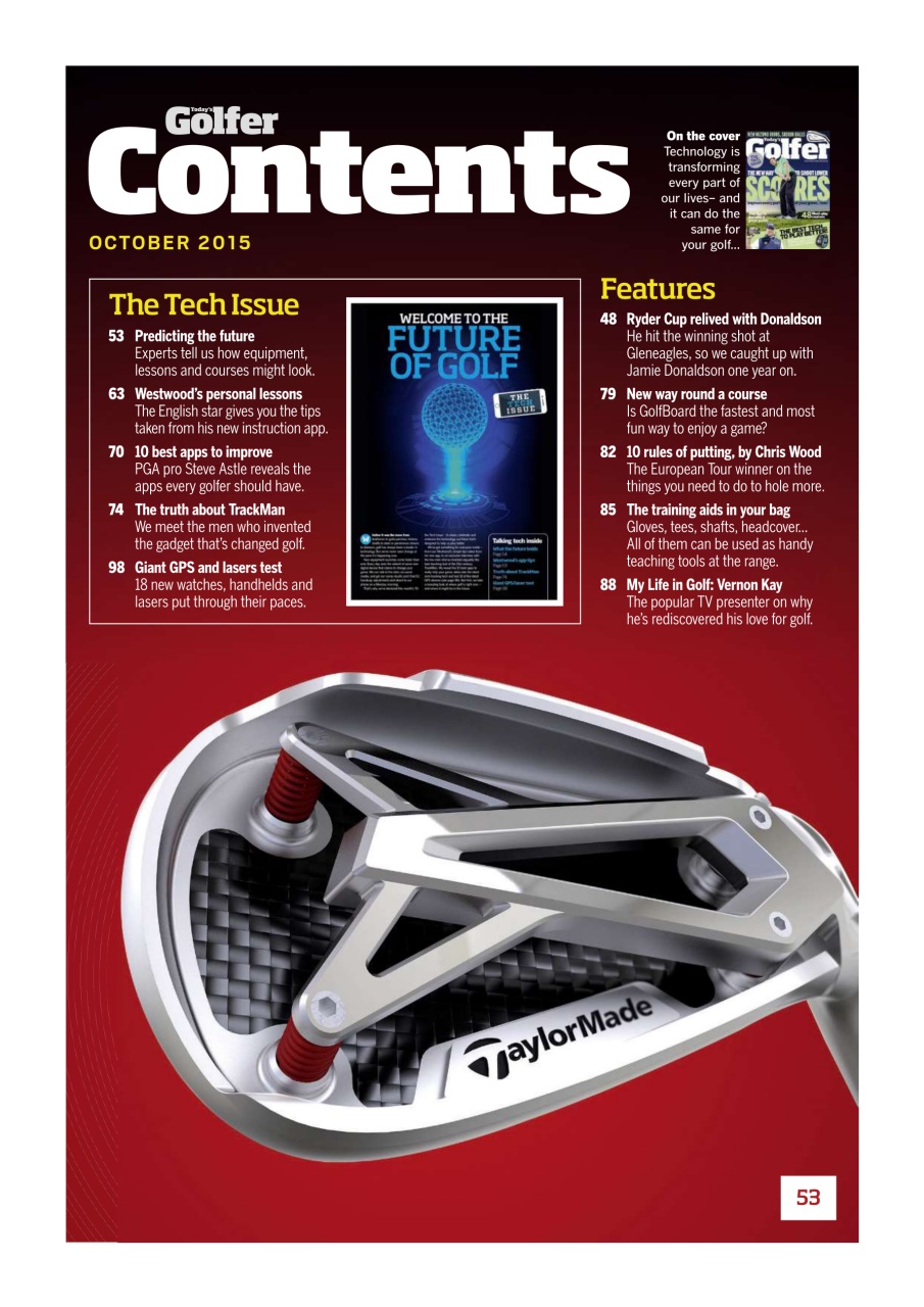 Today's Golfer Preview Pages