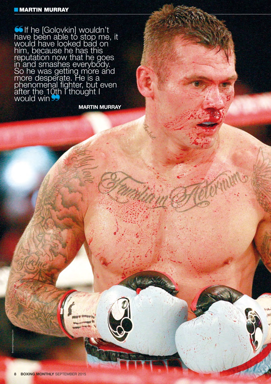 Boxing Monthly Preview Pages