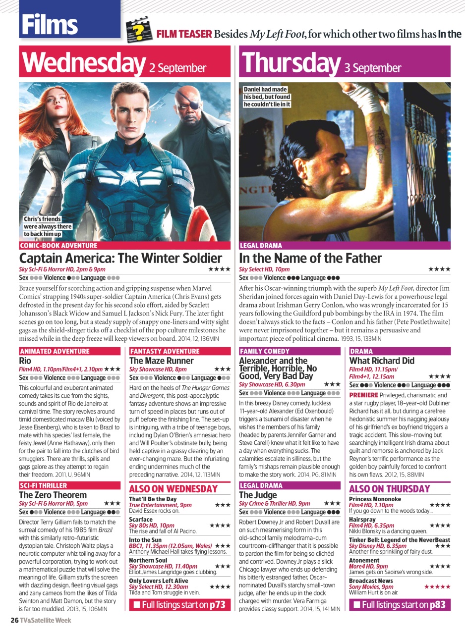 TV & Satellite Week Preview Pages