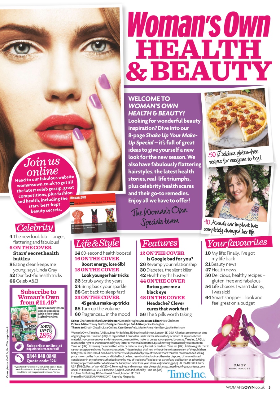 Woman's Own Lifestyle Special Preview Pages