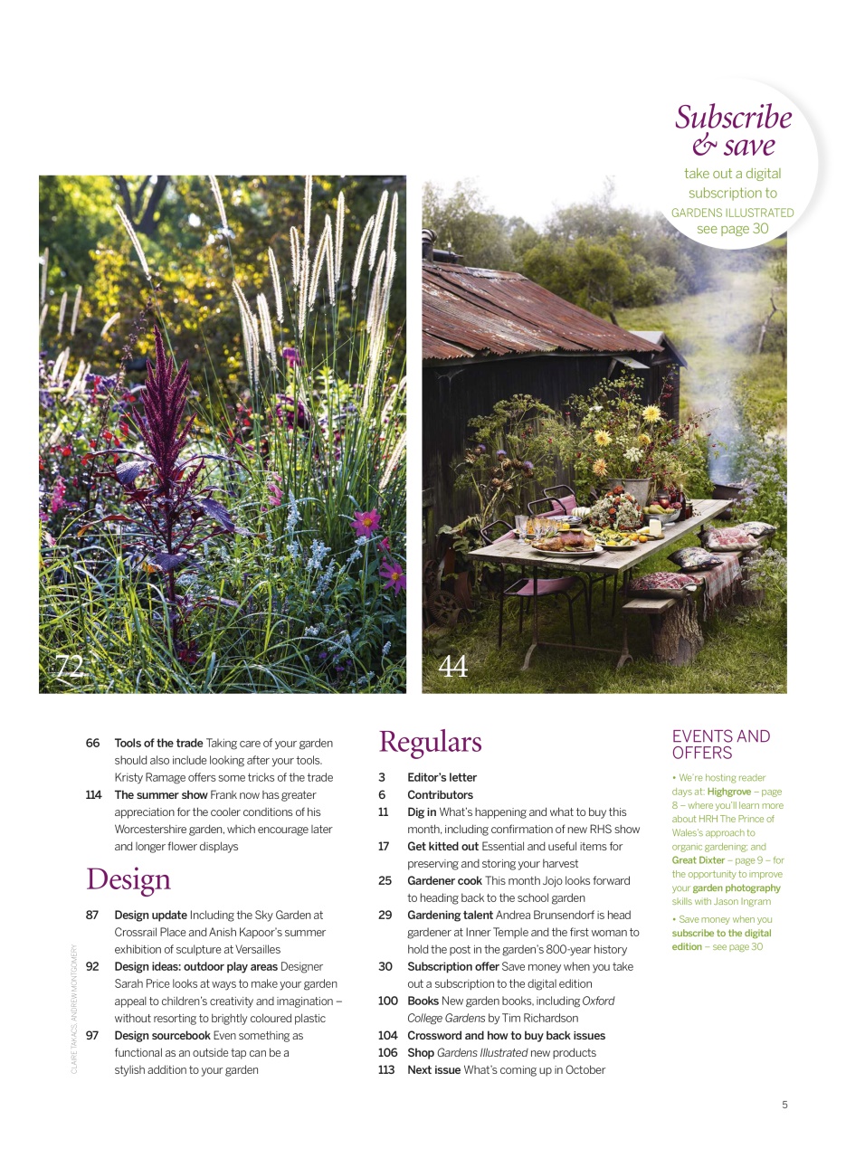 Gardens Illustrated Preview Pages