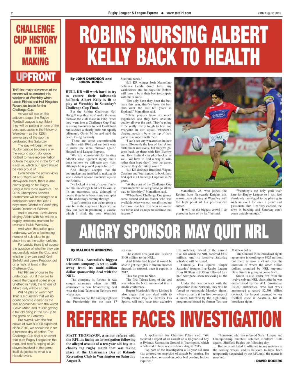 League Express Preview Pages