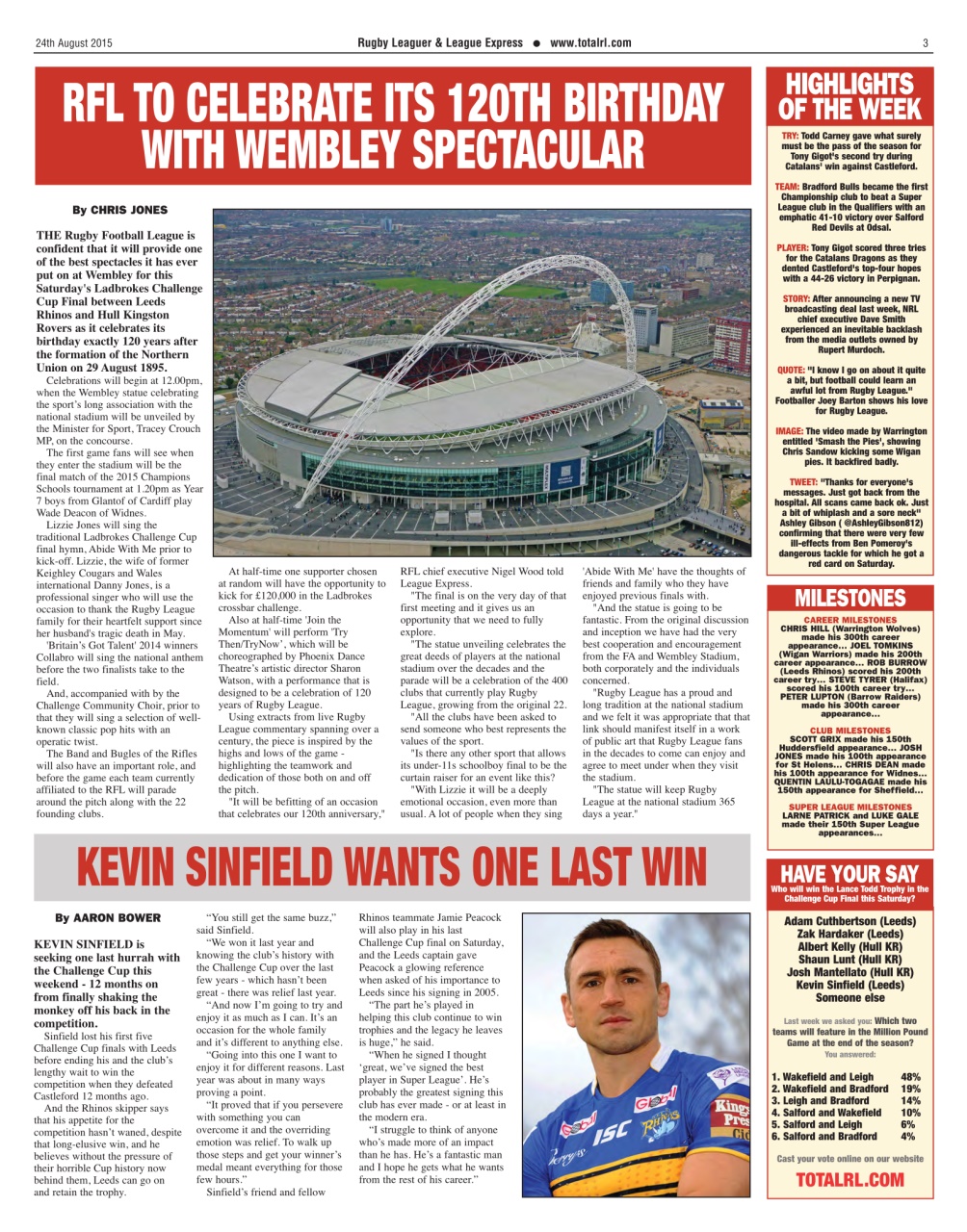 League Express Preview Pages