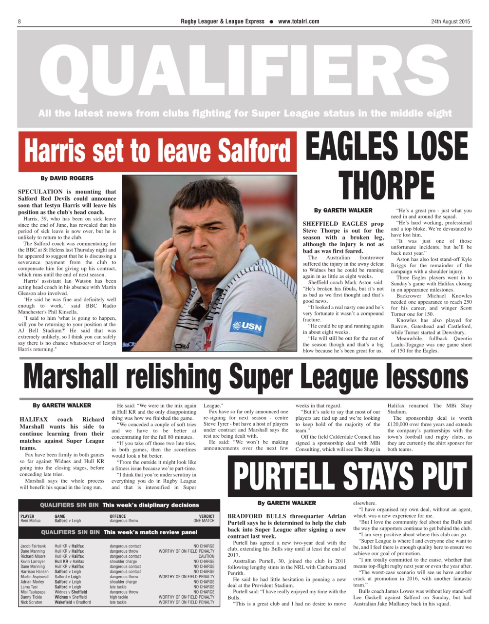 League Express Preview Pages