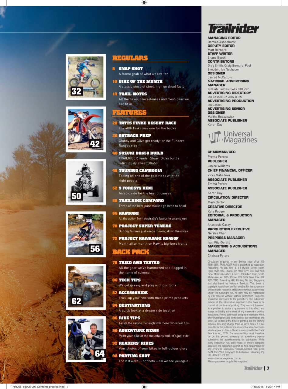 Trailrider Preview Pages