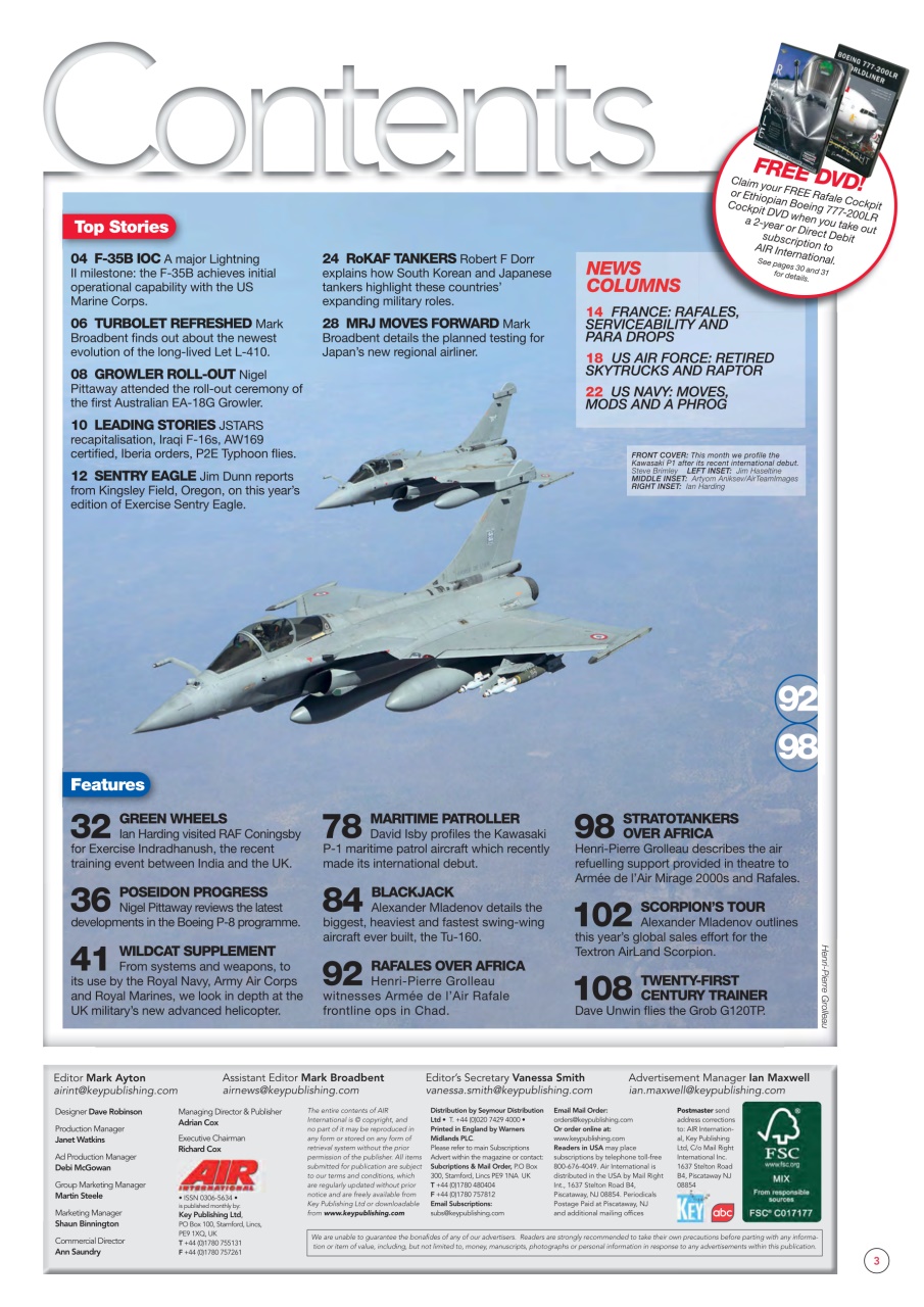 AIR International Preview Pages