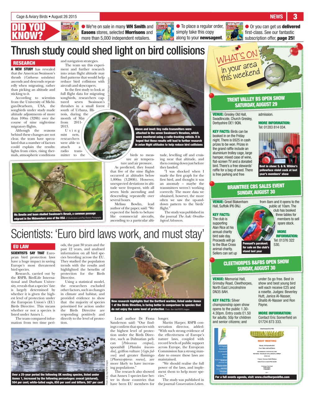 Cage & Aviary Birds Preview Pages