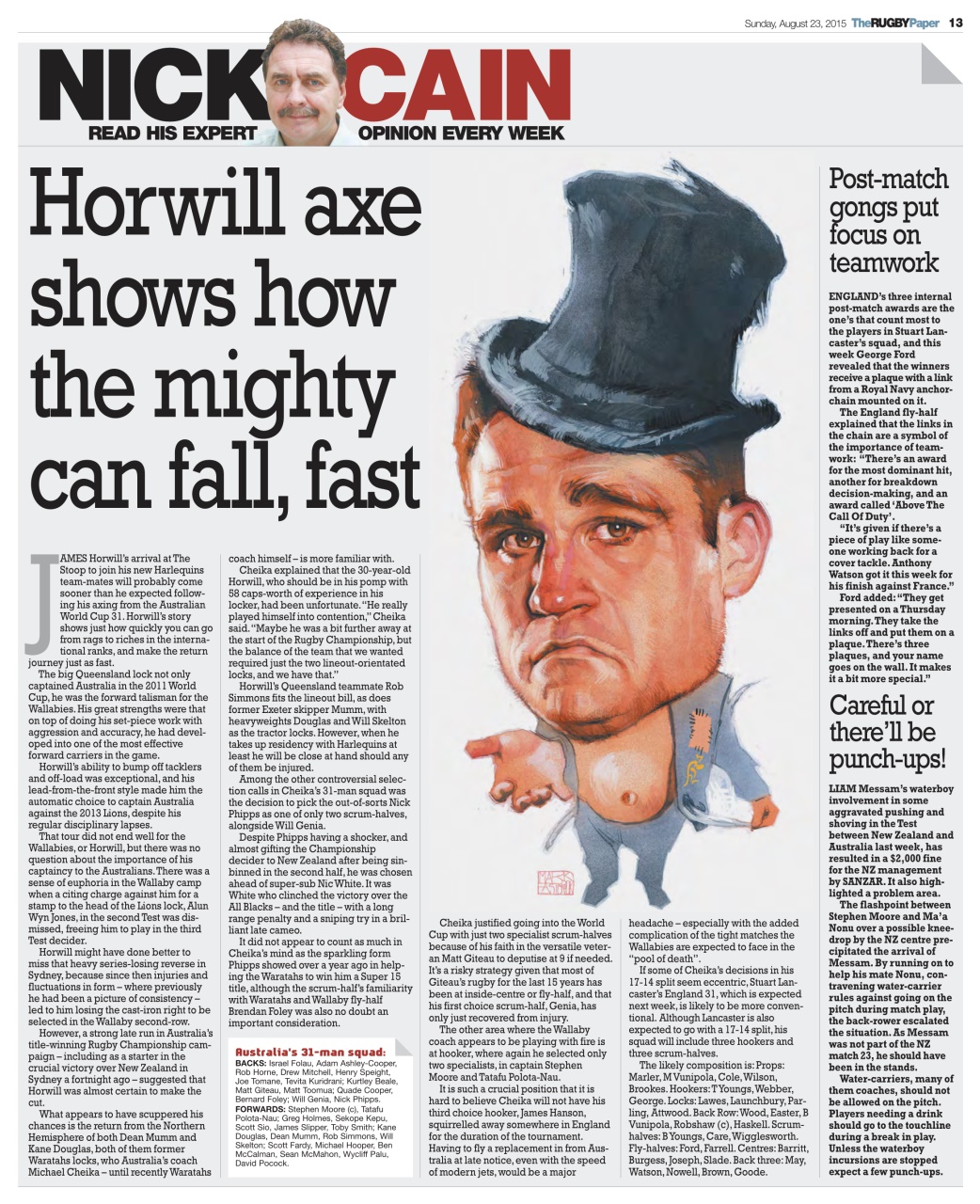 The Rugby Paper Preview Pages