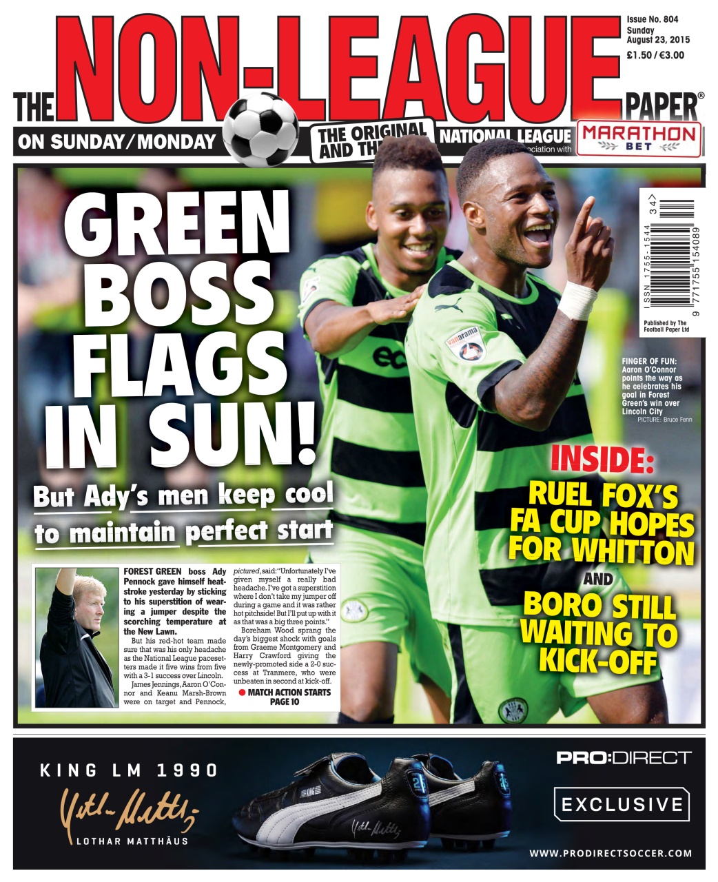 The Non-League Football Paper Preview Pages