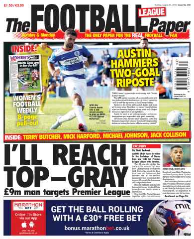 The Football League Paper issue 24th August 2015