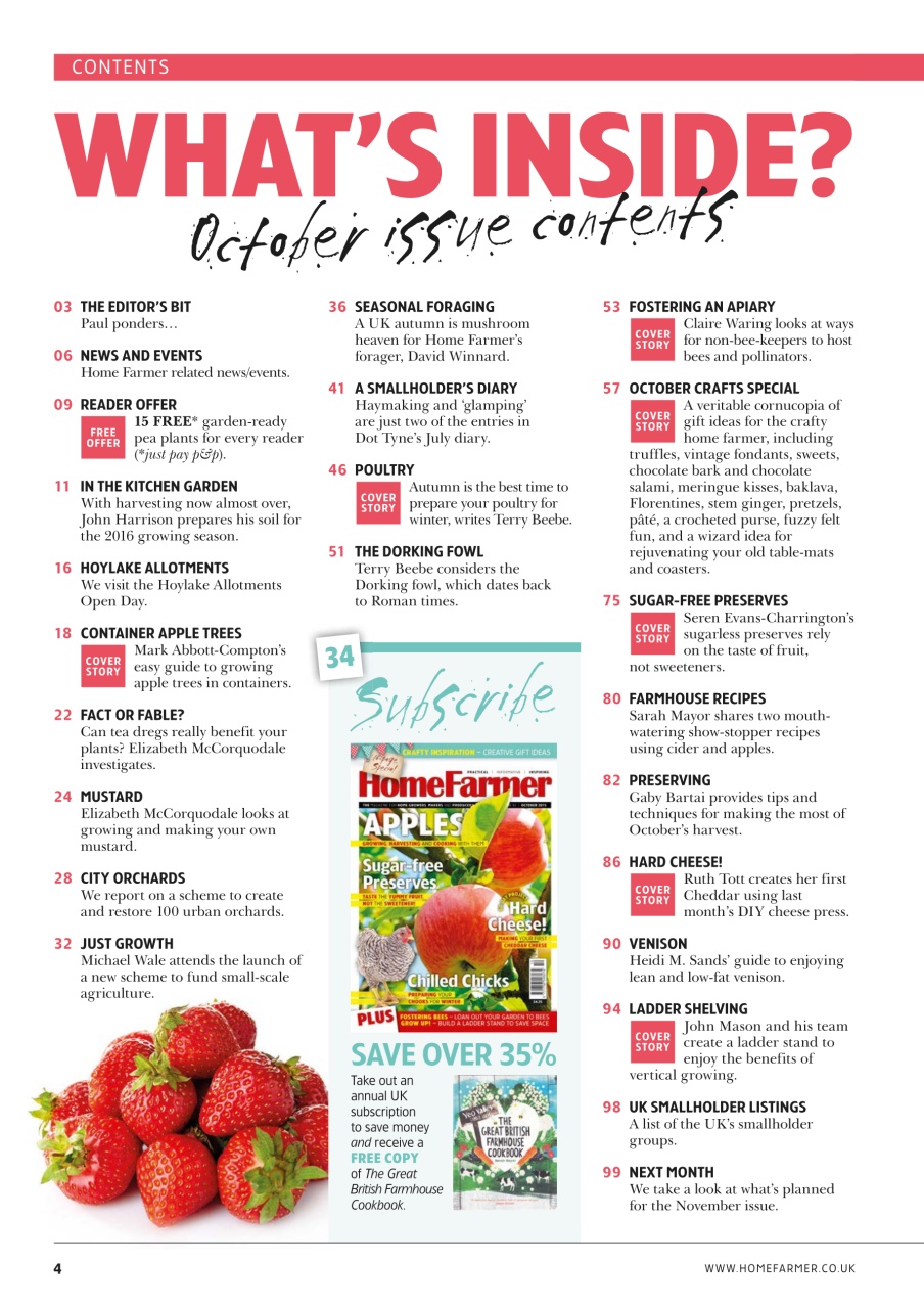 Home Farmer Magazine Preview Pages