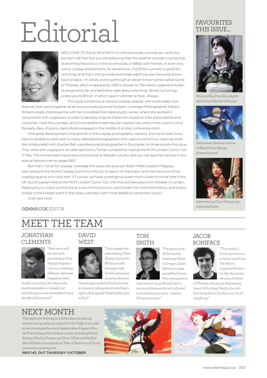 NEO Magazine Preview Pages