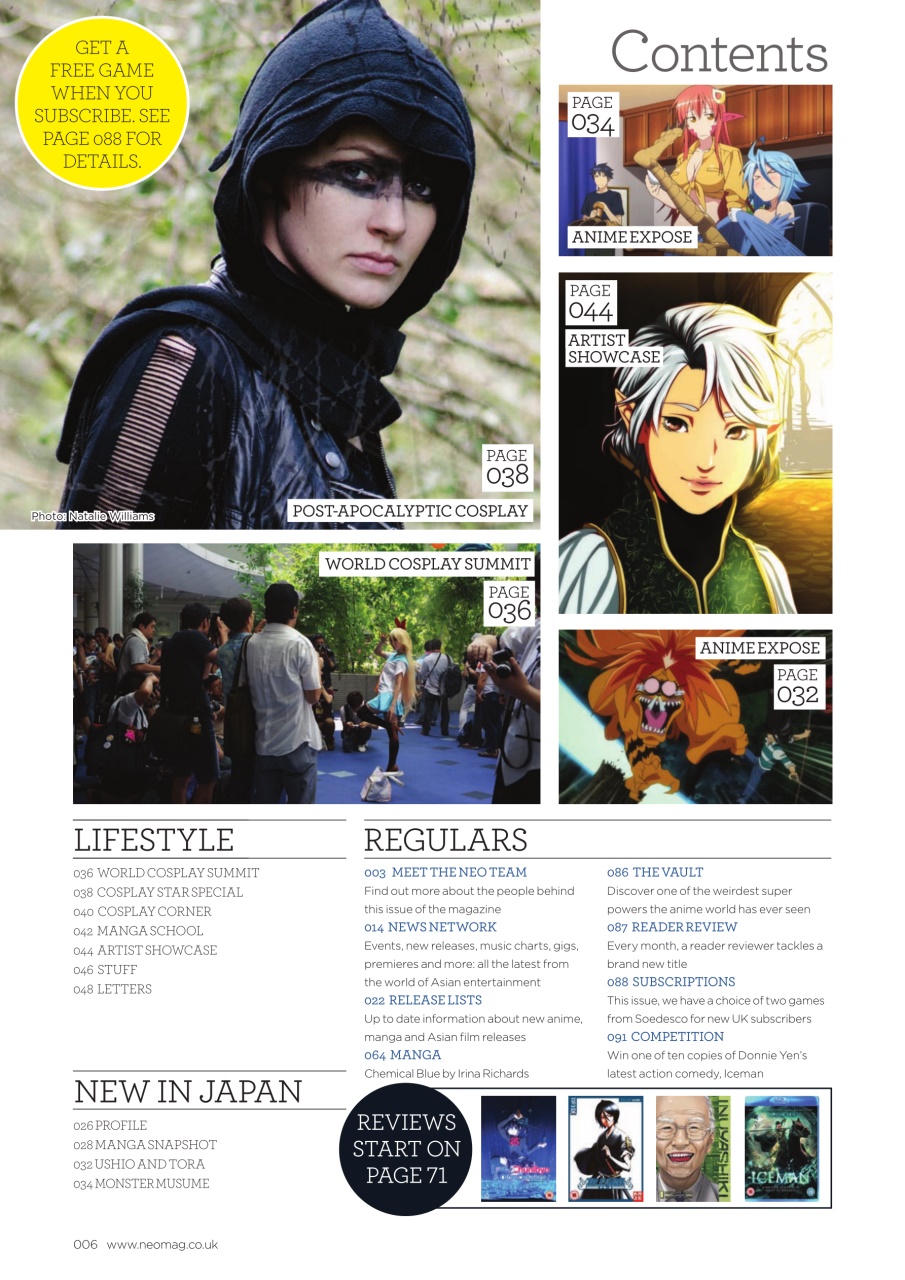 NEO Magazine Preview Pages