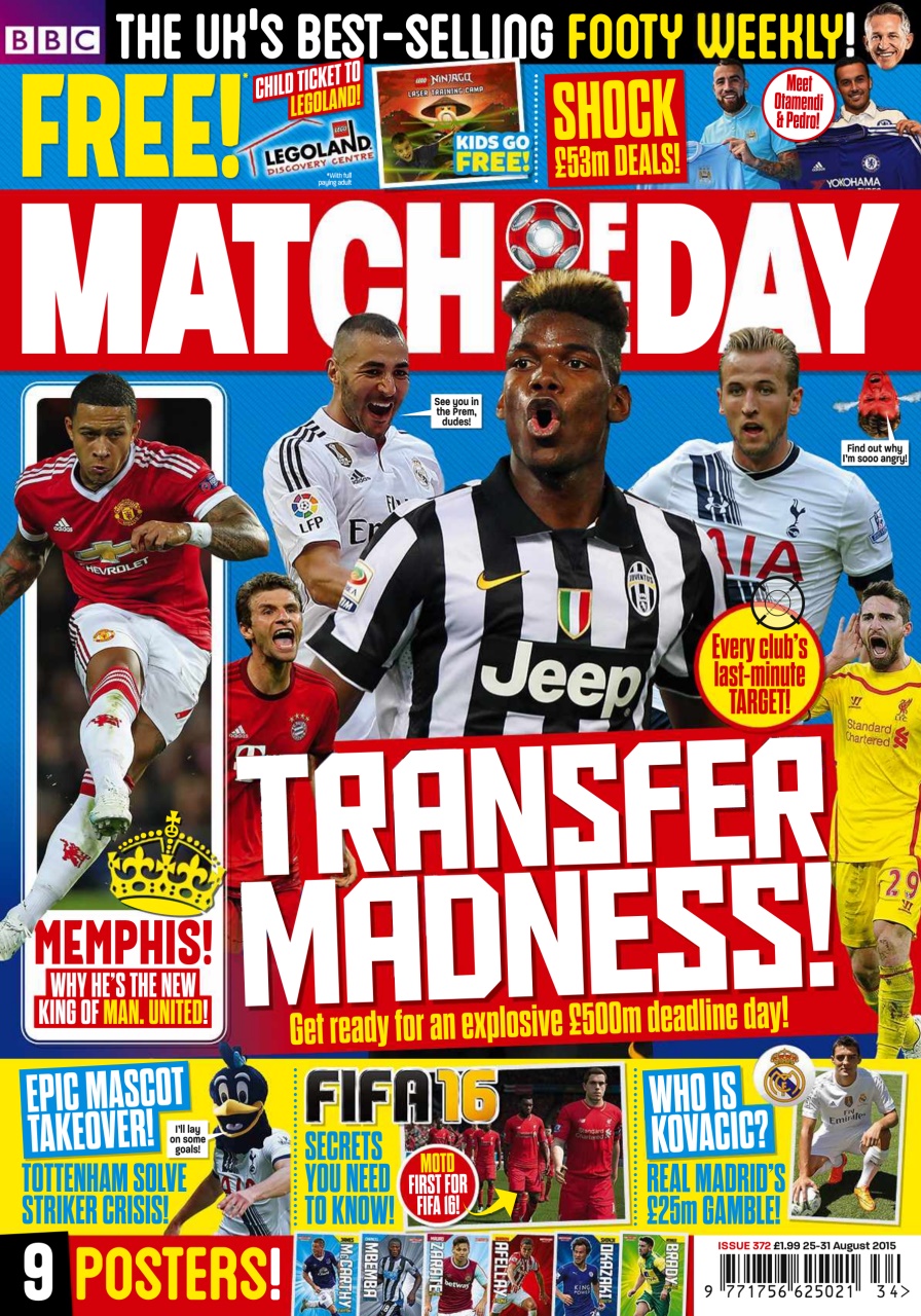 Match of the Day Preview Pages