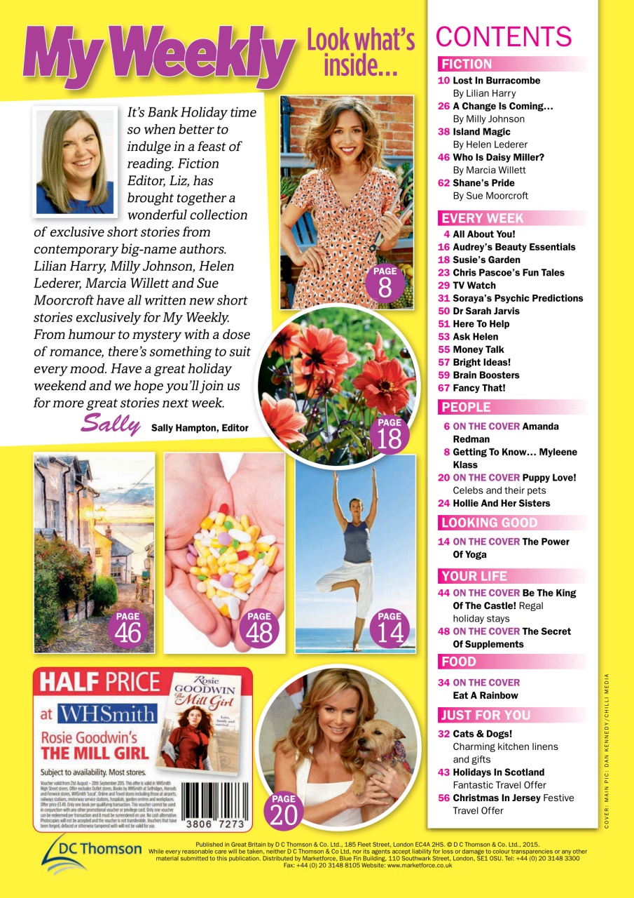 My Weekly Preview Pages